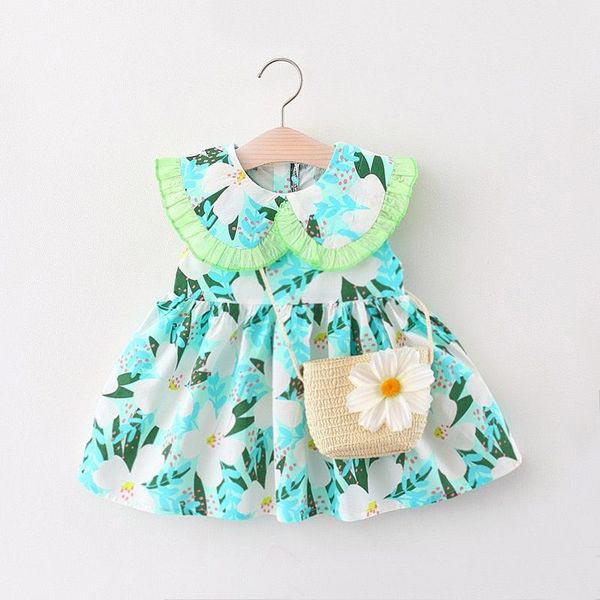 Stylish Cute Sleeveless Printed Dress for Baby Girls – Soft Summer Casual & Party Wear Dress
