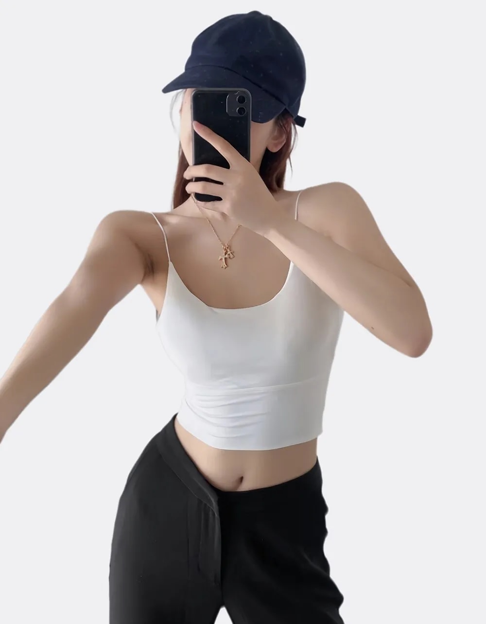 Women Crop Tops Sexy Summer Solid Color Camisole Ice Silk Tube Top Seamless Skinny Sports Tank Top Wireless Underwear Bra Bralet