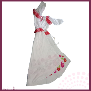 Hand embroidery colorful flowers Black frocks for girls, baby dress.